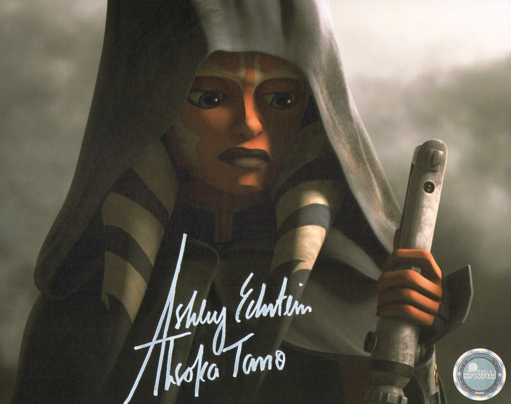 Ashley Eckstein as Ahsoka Tano in Star Wars: The Clone Wars (SWAU) Signed 8x10 Photo with Character Name
