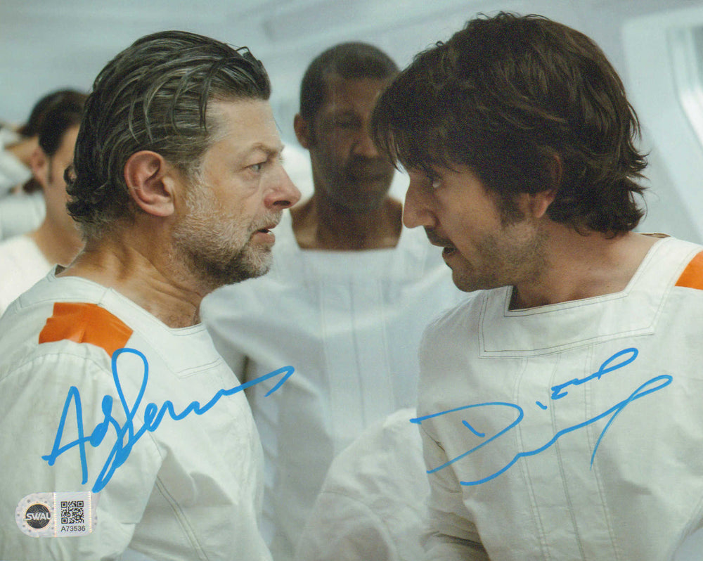 Andy Serkis as Kino Loy & Diego Luna as Andor in Star Wars: Andor (SWAU) Signed 8x10 Photo
