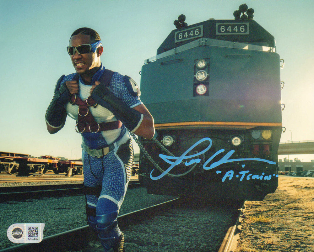 Jesse T. Usher as A-Train in The Boys (SWAU) Signed 8x10 Photo with Character Name