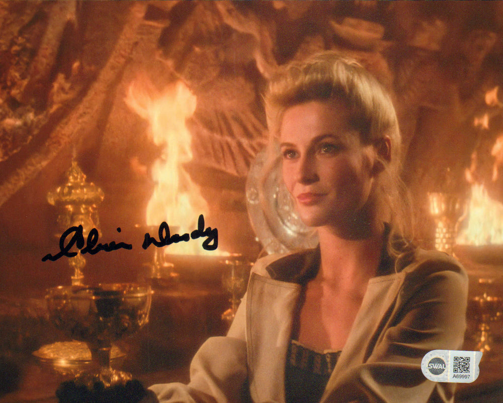 Alison Doody as Elsa Choosing the Grail in Indiana Jones and the Last Crusade (SWAU) Signed 8x10 Photo