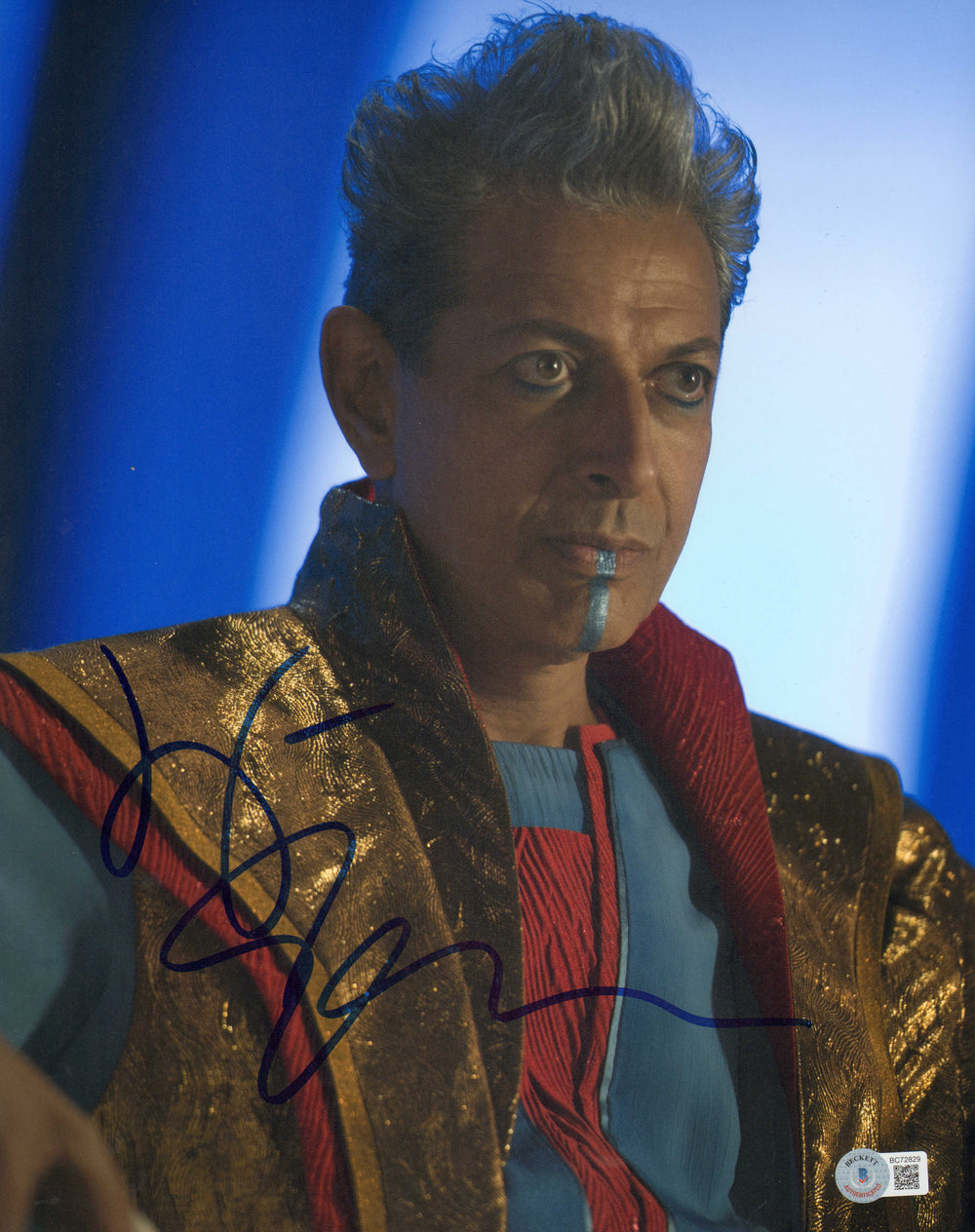 Jeff Goldblum as Grandmaster in Thor: Ragnarok (Beckett) Signed 11x14 Photo