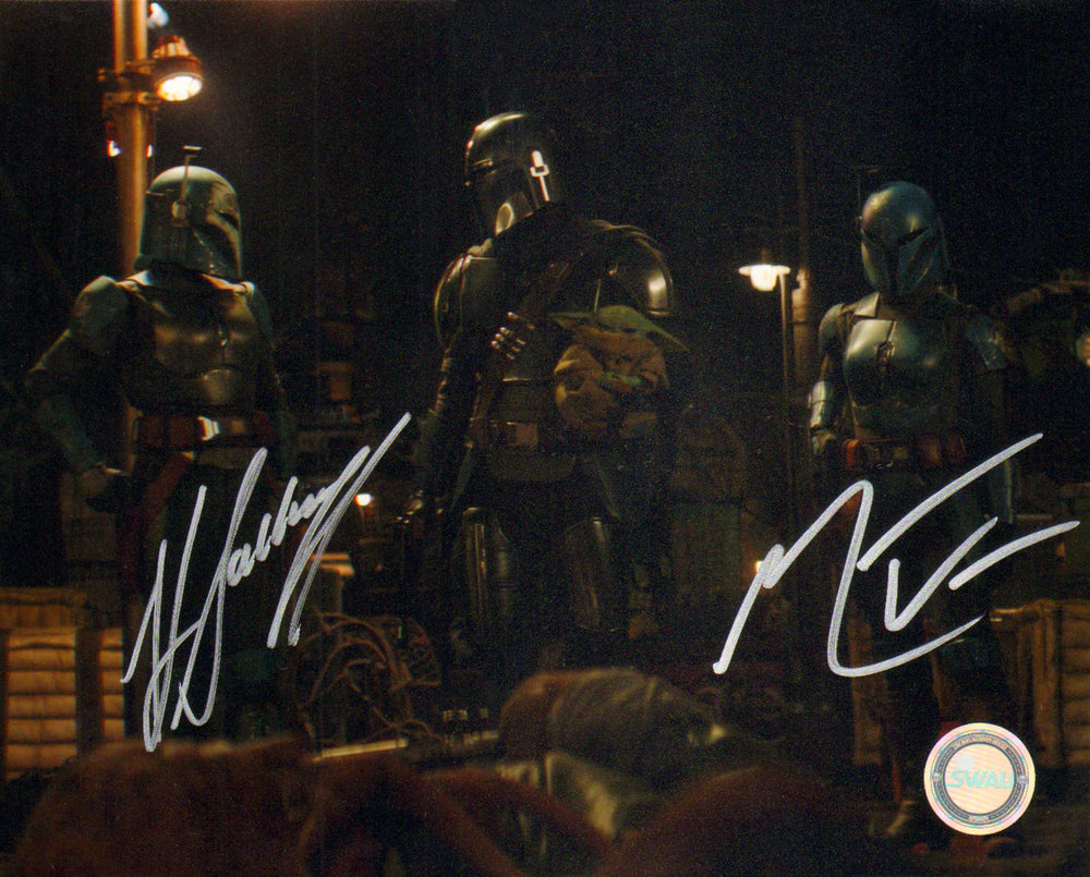 Katee Sackhoff as Bo-Katan & Mercedes Varnado as Koska Reeves in Star Wars: The Mandalorian (SWAU) Signed 8x10 Photo