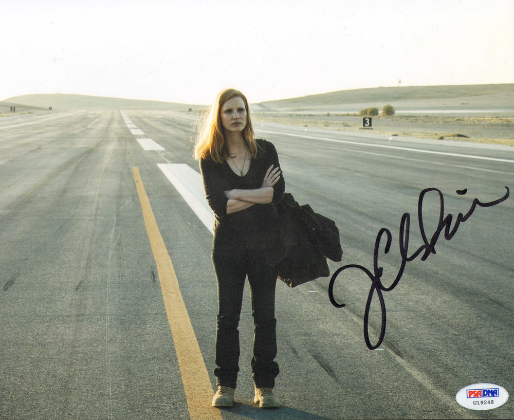 Jessica Chastain as Maya in Zero Dark Thirty (PSA) Signed 8x10 Photo
