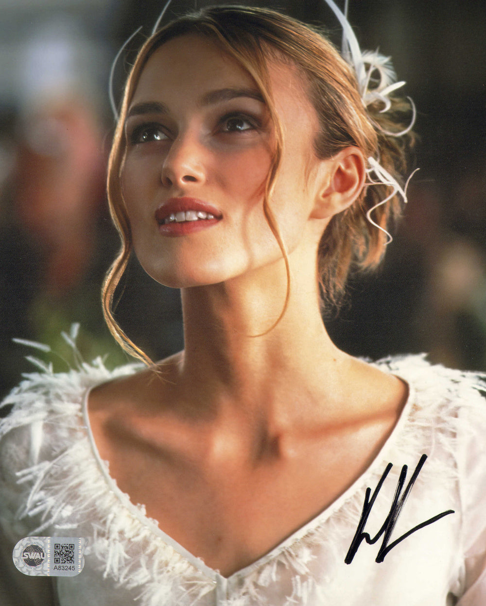 Keira Knightley as Juliet in Love Actually (SWAU) Signed 8x10 Photo