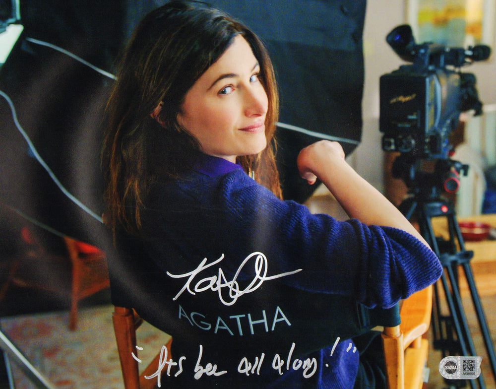Kathryn Hahn as Agatha Harkness in WandaVision (SWAU) Signed 11x14 Photo with Quote