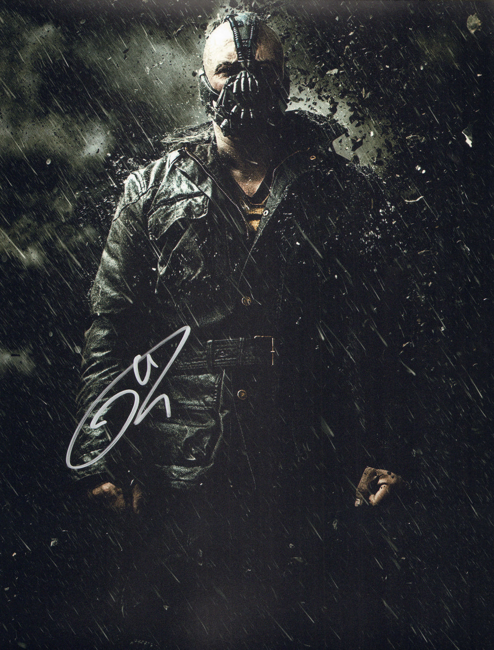 Tom Hardy as Bane in Batman: The Dark Knight Rises Signed 11x14 Photo