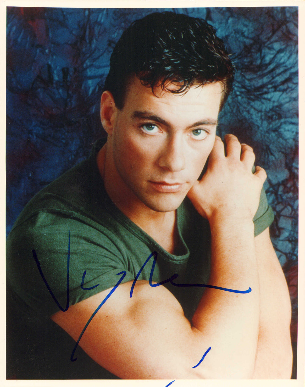 Jean Claude Van Damme from Bloodsport, Universal Soldier, & Nowhere To Run (Beckett) Signed 8x10 Photo