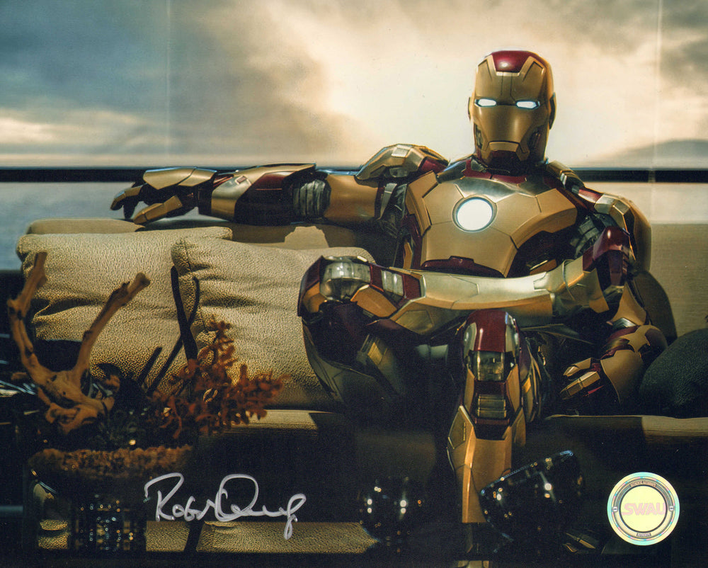 Robert Downey Jr. as Tony Stark / Iron Man in Iron Man 3 (SWAU) Signed 8x10 Photo