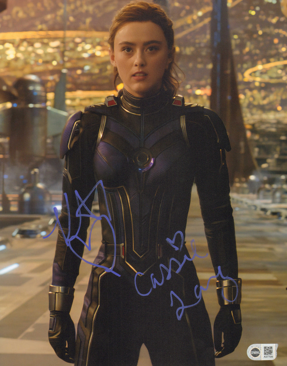 Kathryn Newton as Cassie Lang in Ant-Man & The Wasp: Quantumania (SWAU) Signed 11x14 Photo with Character Name