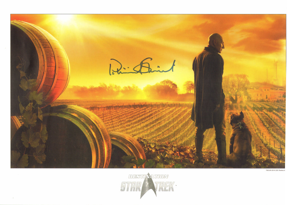 Patrick Stewart as Captain Jean-Luc Picard in Star Trek: Picard (Showmasters) Signed 11x17 Photo
