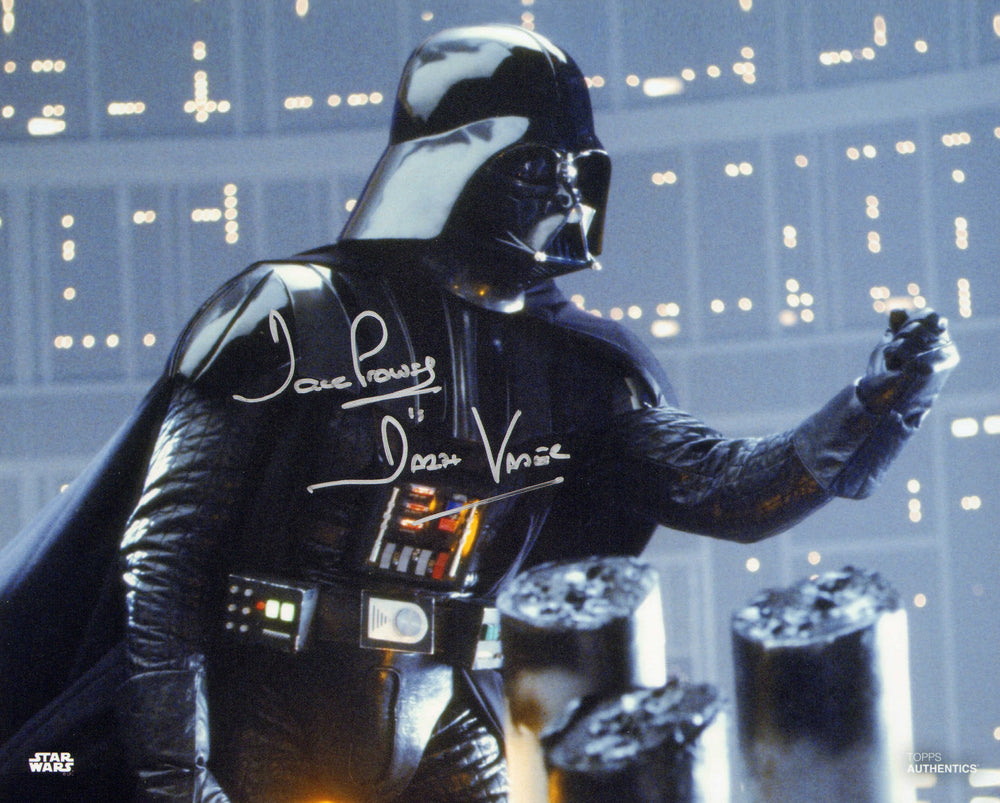 Dave Prowse as Darth Vader in Star Wars: The Empire Strikes Back Signed 8x10 Photo with Character Name