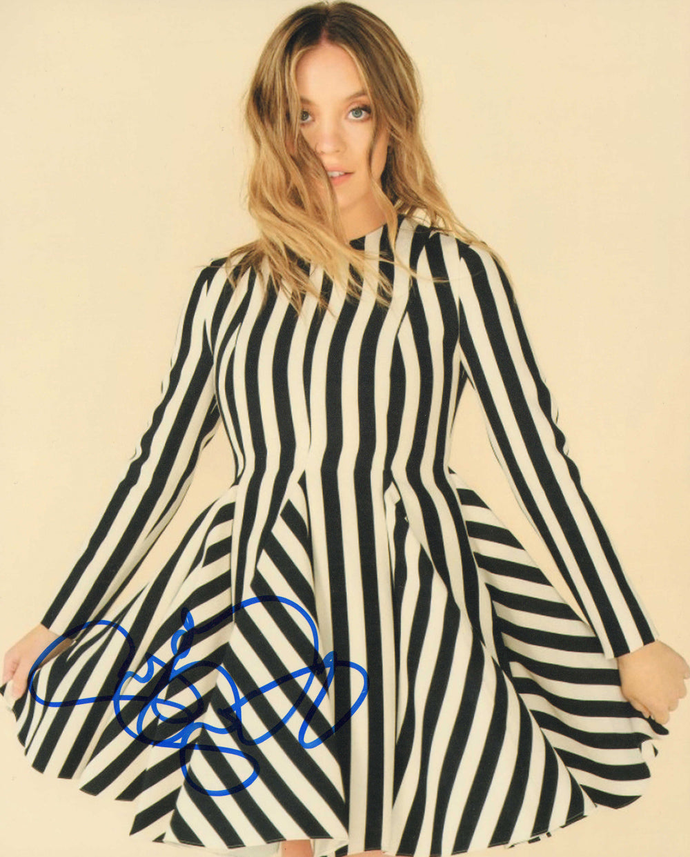 Sydney Sweeney from Euphoria, Anyone But You, Once Upon a Time in Hollywood, & Madame Web Sexy Signed 8x10 Photo