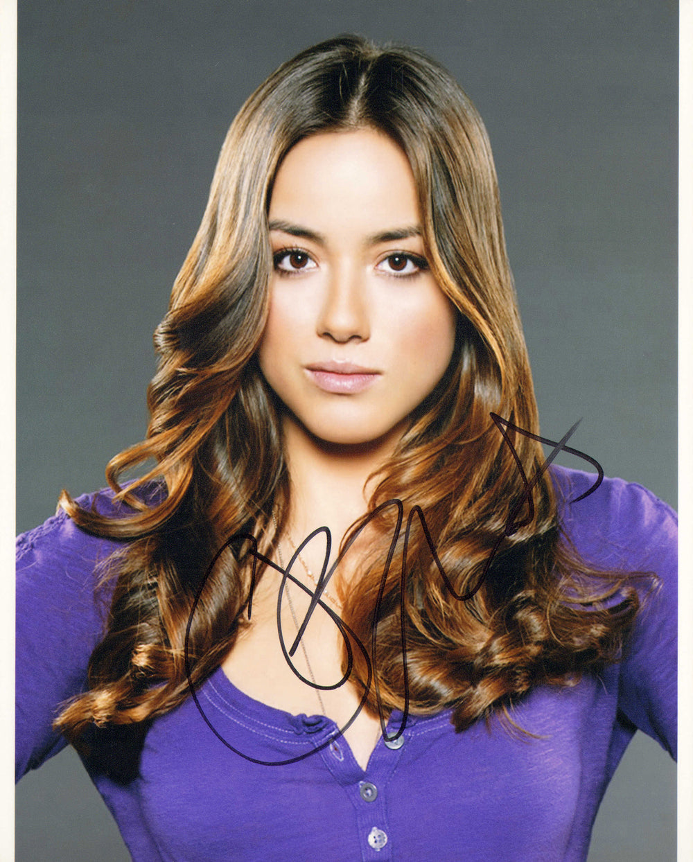 Chloe Bennet from Agents of S.H.I.E.L.D. & Dave Signed 8x10 Photo