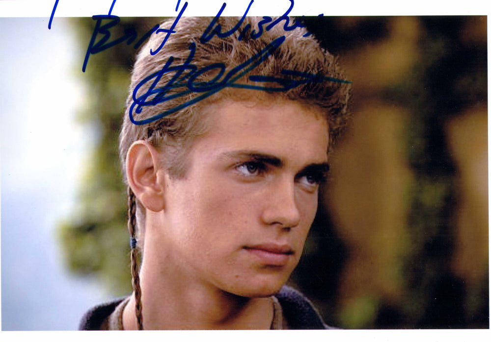 Hayden Christensen as Anakin Skywalker in Star Wars Episode II: Attack of the Clones Signed 7x10 Photo