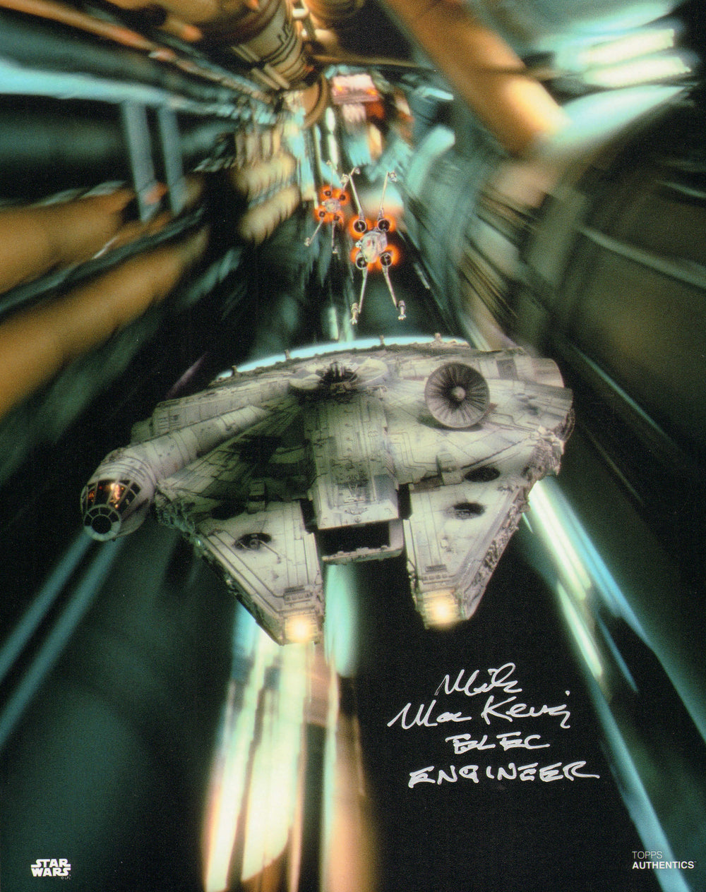 Mike MacKenzie Electrical Engineer of Millennium Falcon in Star Wars: Return of the Jedi Signed 8x10 Photo