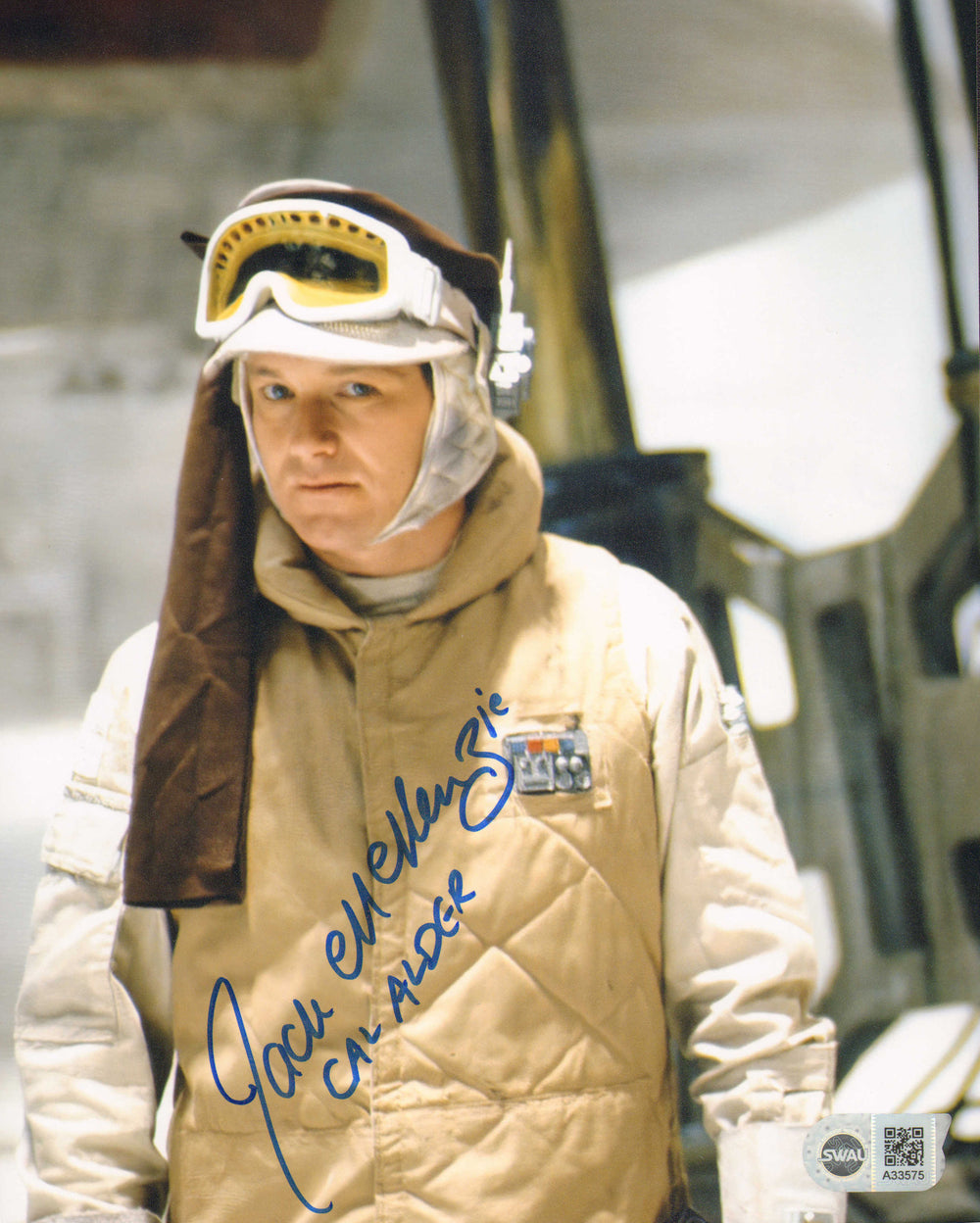 Jack McKenzie as Cal Alder in Star Wars: The Empire Strikes Back (SWAU) Signed 8x10 Photo with Character Name