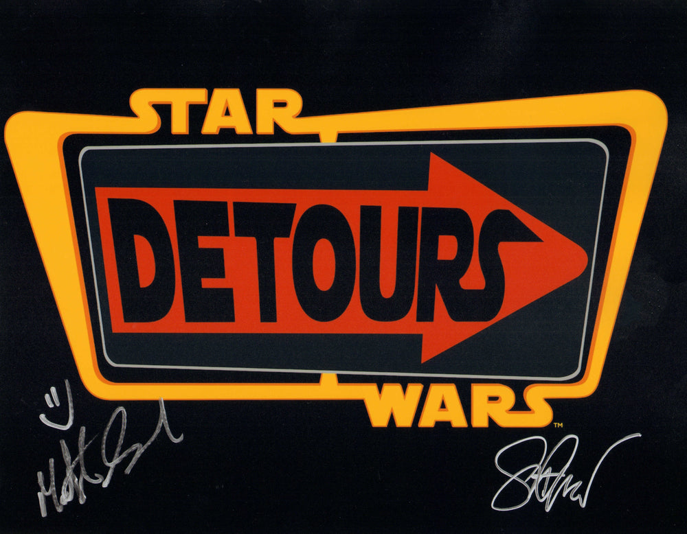 Seth Green & Matthew Senreich Producers of Star Wars: Detours Signed 11x14 Photo