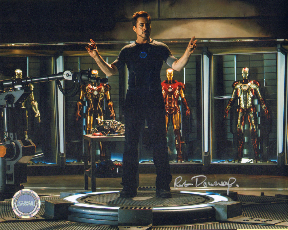Robert Downey Jr. as Tony Stark / Iron Man in Iron Man 3 (SWAU) Signed 8x10 Photo