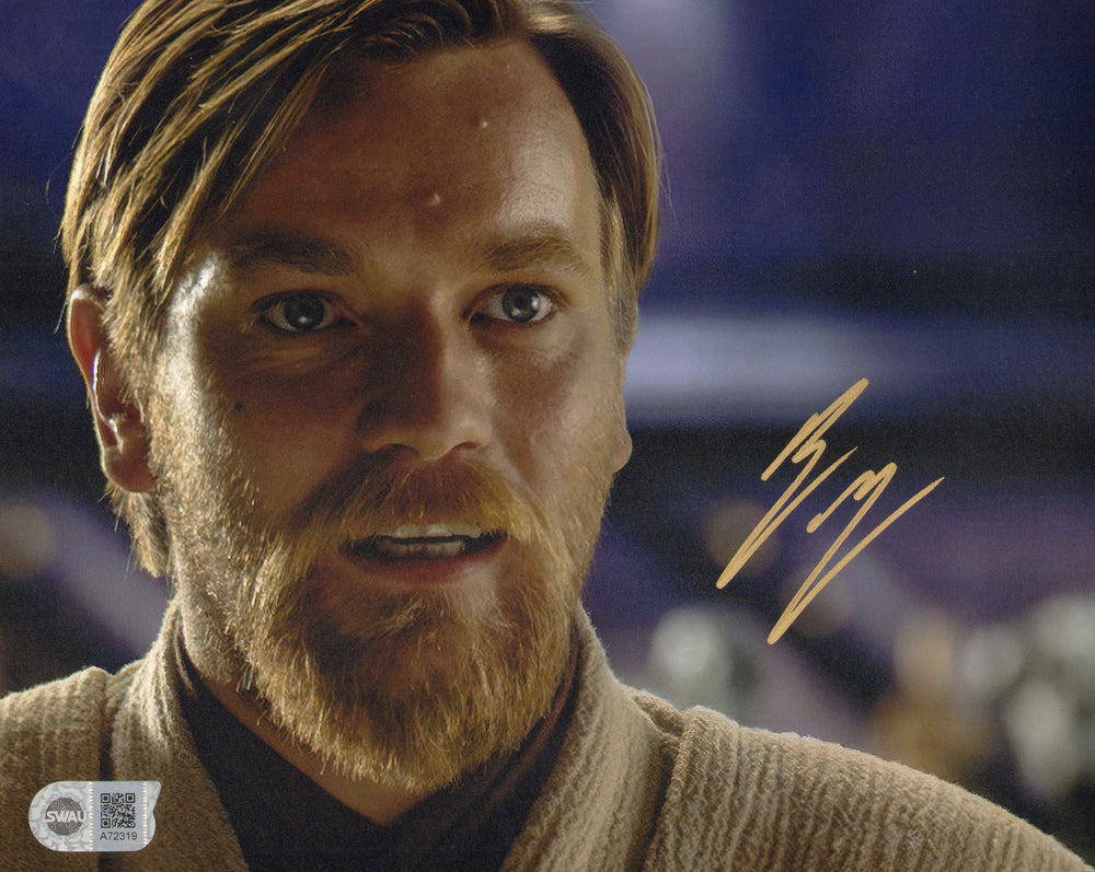 Ewan McGregor as Obi-Wan Kenobi in Star Wars Episode III: Revenge of the Sith (SWAU) Signed 8x10 Photo