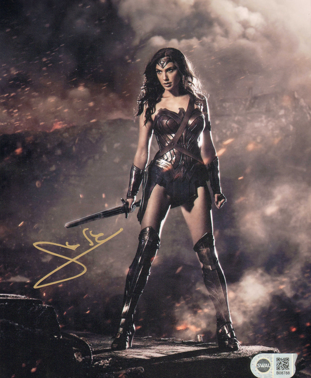 Gal Gadot as Wonder Woman in Batman v Superman: Dawn of Justice (SWAU) Signed 8x10 Photo