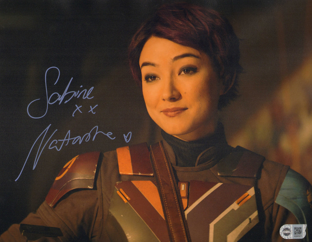 Natasha Liu Bordizzo as Sabine Wren in Star Wars: Ahsoka (SWAU) Signed 11x14 Photo with Character Name