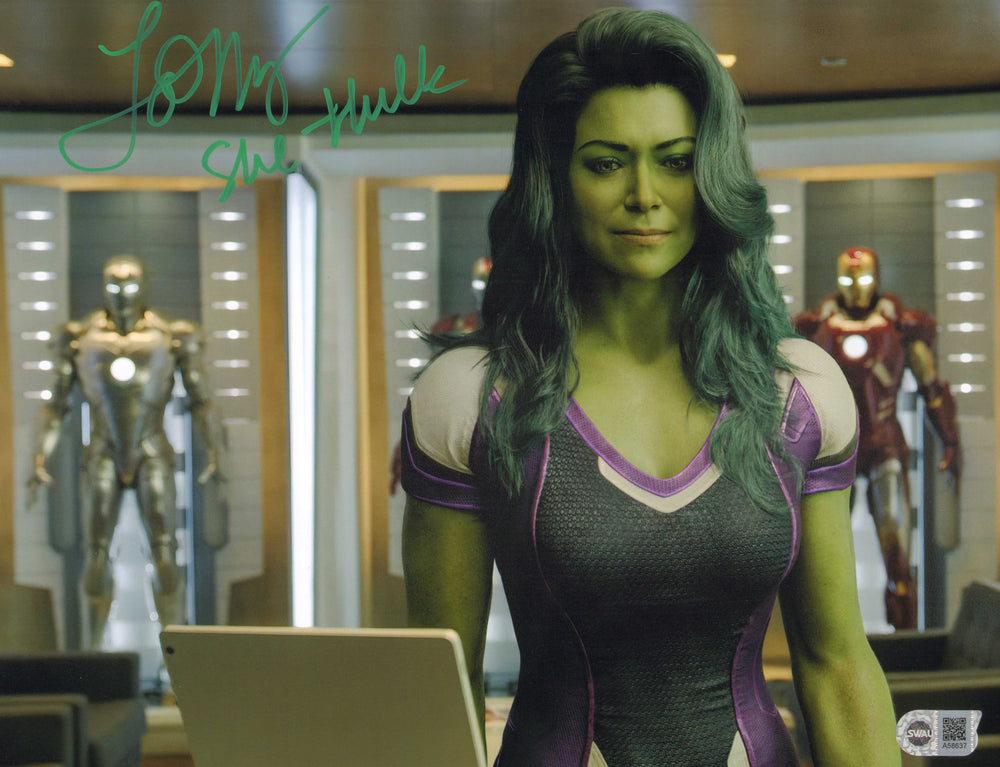 Tatiana Maslany as She-Hulk in She-Hulk: Attorney at Law (SWAU) Signed 11x14 Photo with Character Name