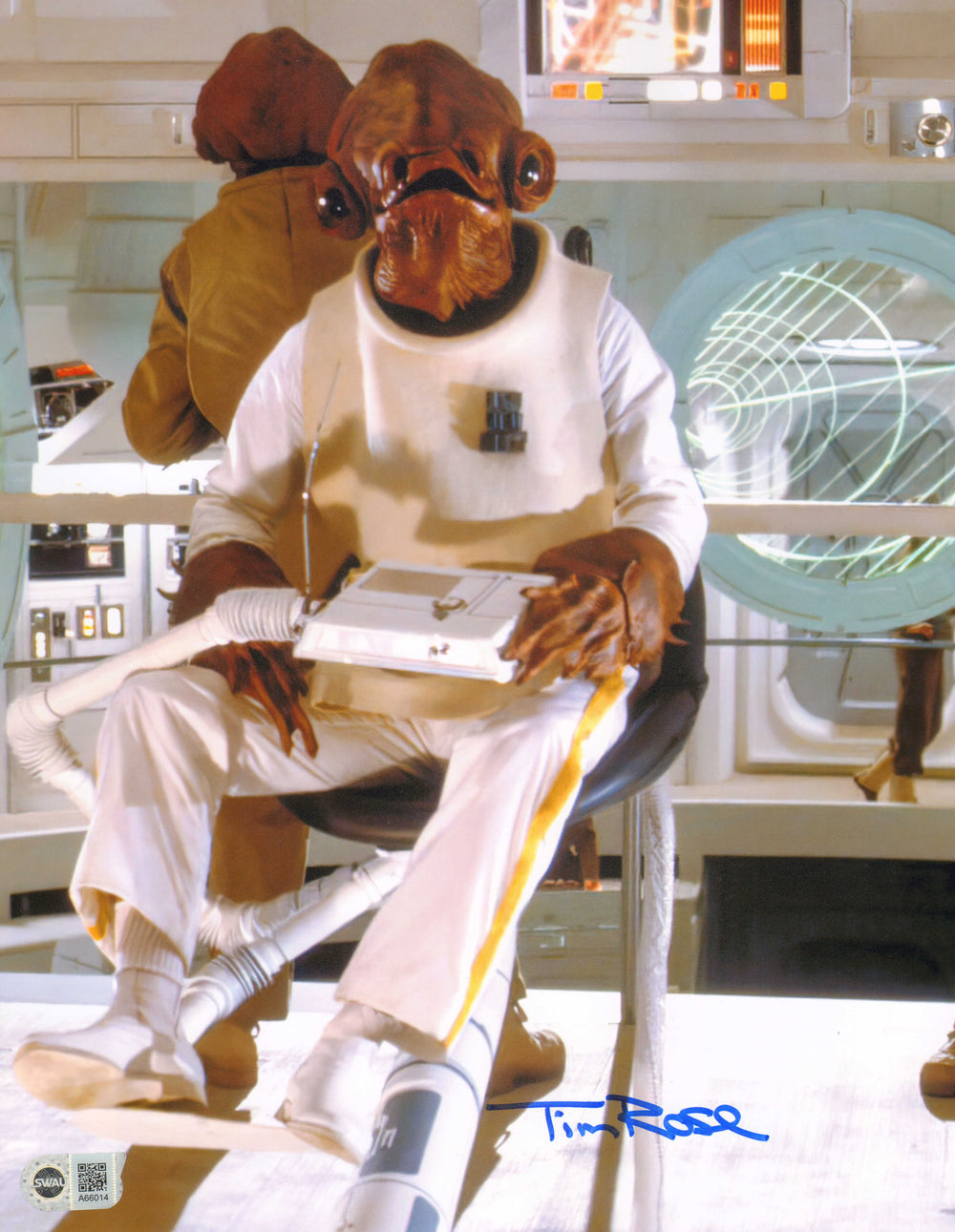 Tim Rose as Admiral Ackbar in Star Wars: Return of the Jedi (SWAU) Signed 11x14 Photo