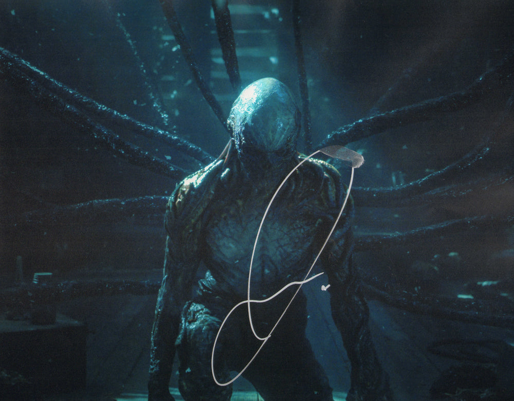 Jamie Campbell Bower as Vecna in Stranger Things Signed 11x14 Photo