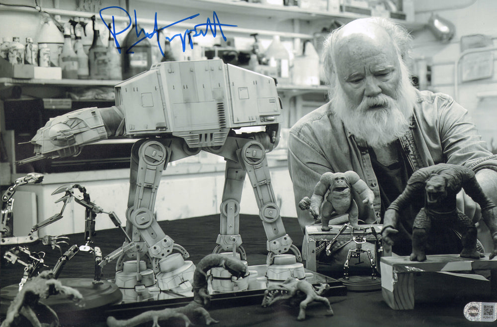 Phil Tippett Behind the Scenes of Star Wars (SWAU) Signed 11x17 Photo