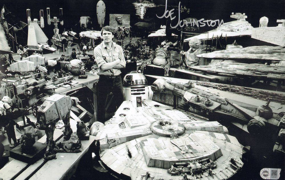 Joe Johnston Behind the Scenes of Star Wars (SWAU) Signed 11x17 Photo