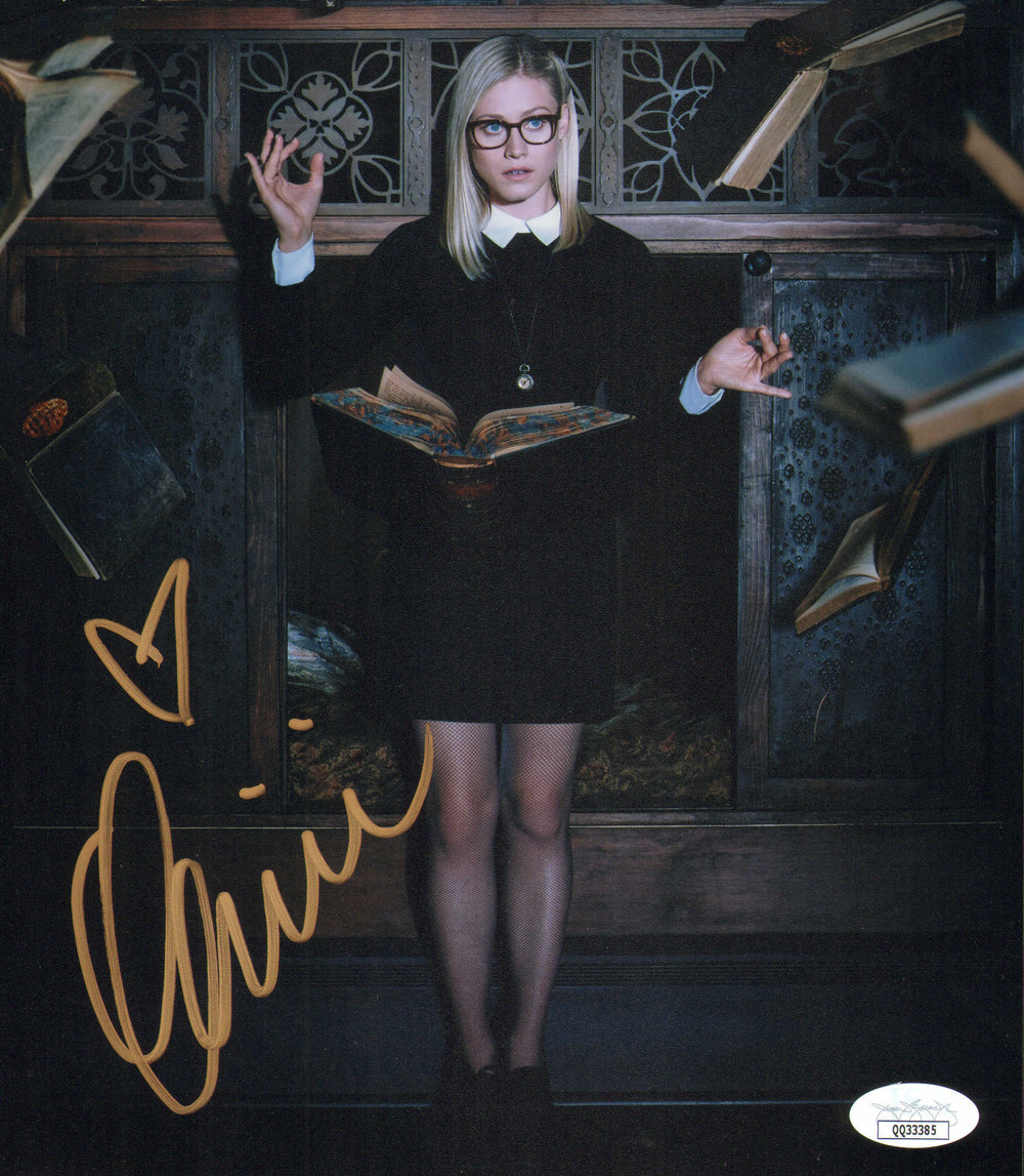 Olivia Taylor Dudley as Alice Quinn in The Magician (JSA) Signed 8x10 Photo