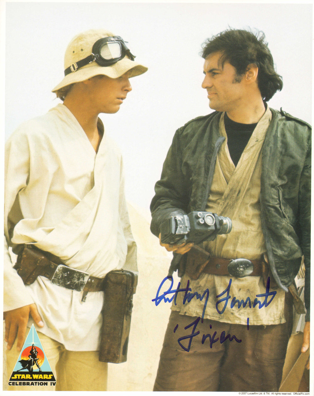 Anthony Forrest as Fixer in Star Wars: A New Hope (Official Pix Celebration IV) Signed 8x10 Photo with Character Name