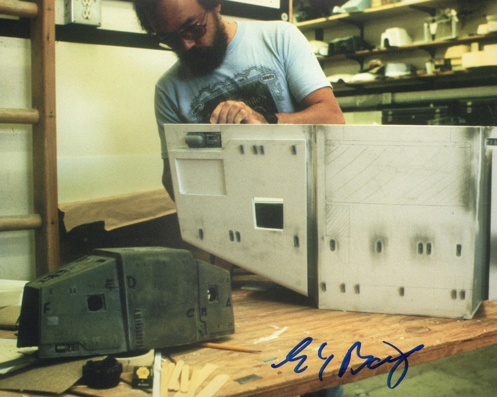 Charlie Bailey Behind the Scenes of Star Wars Signed 8x10 Photo