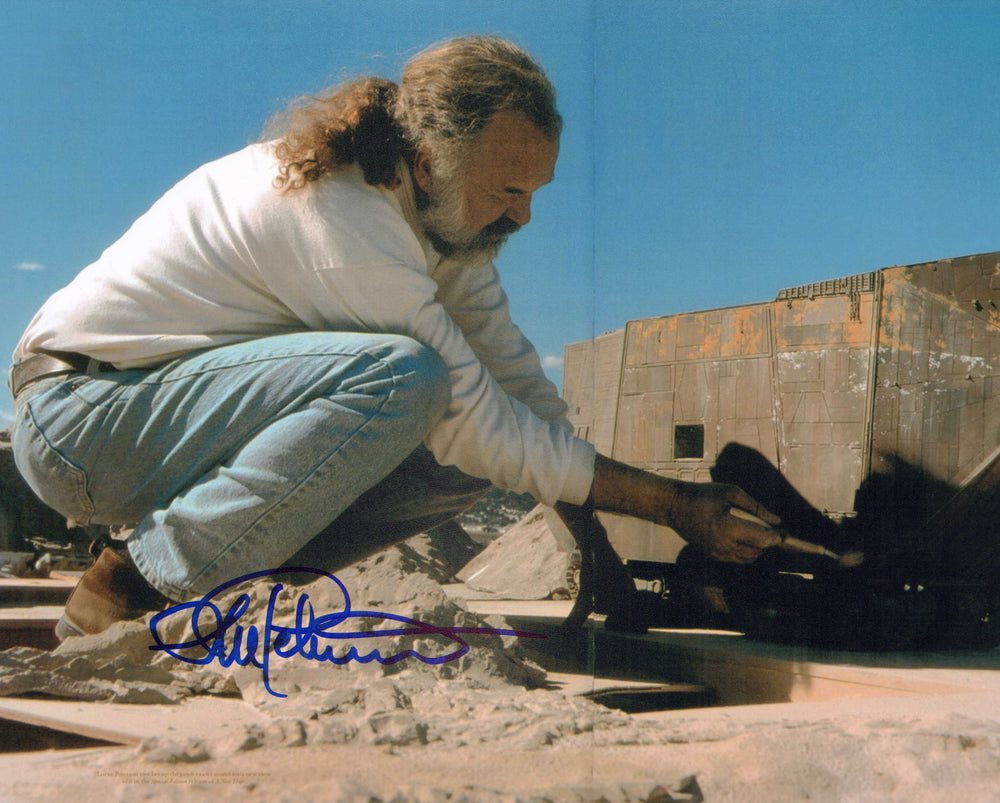 Lorne Peterson ILM Visual Effects Artist Behind the Scenes of Star Wars: A New Hope Signed 8x10 Photo