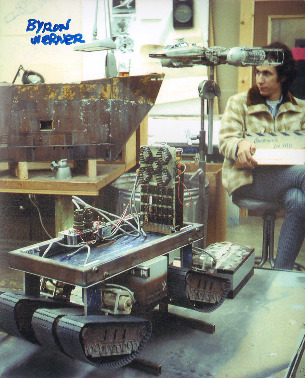 Byron Werner Behind the Scenes of Star Wars Signed 8x10 Photo
