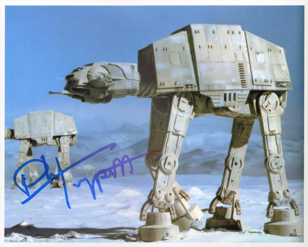 Phil Tippett ILM Visual Effects Artist Doing the AT-AT Model Test Motion Behind the Scenes of Star Wars: The Empire Strikes Back Signed 8x10 Photo