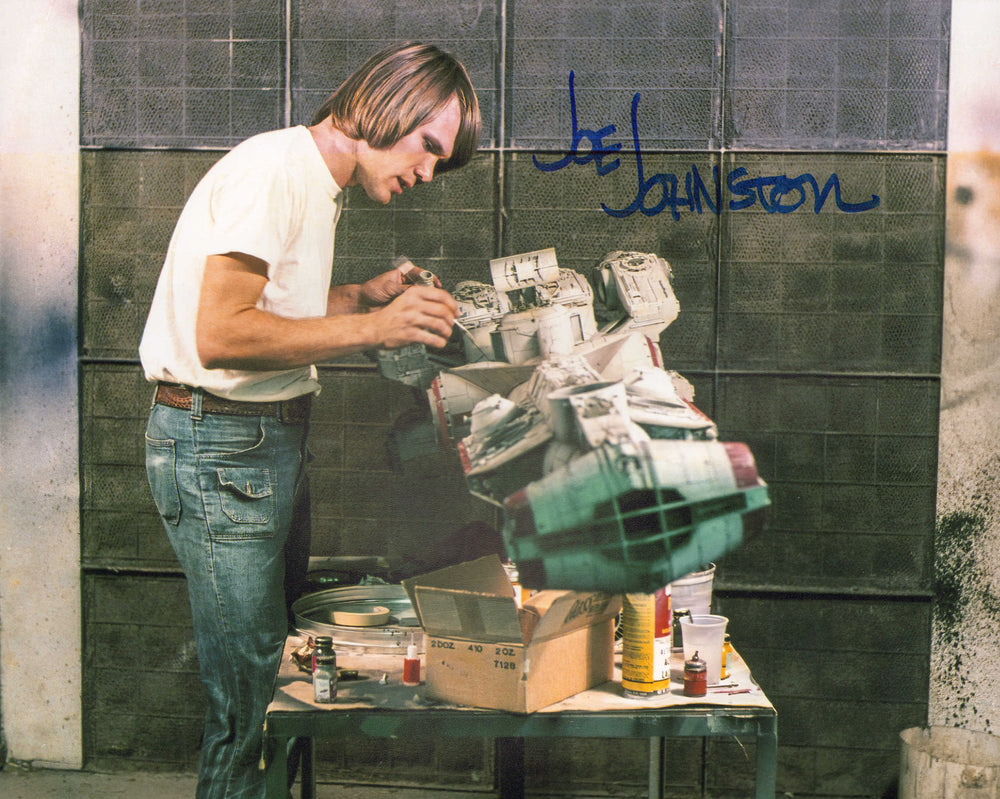 Joe Johnston Behind the Scenes of Star Wars Signed 8x10 Photo
