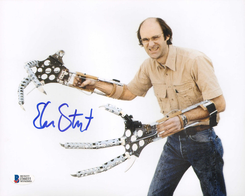 Eben Stromquist with Claws Behind the Scenes of Star Wars: Return of the Jedi (Beckett) Signed 8x10 Photo