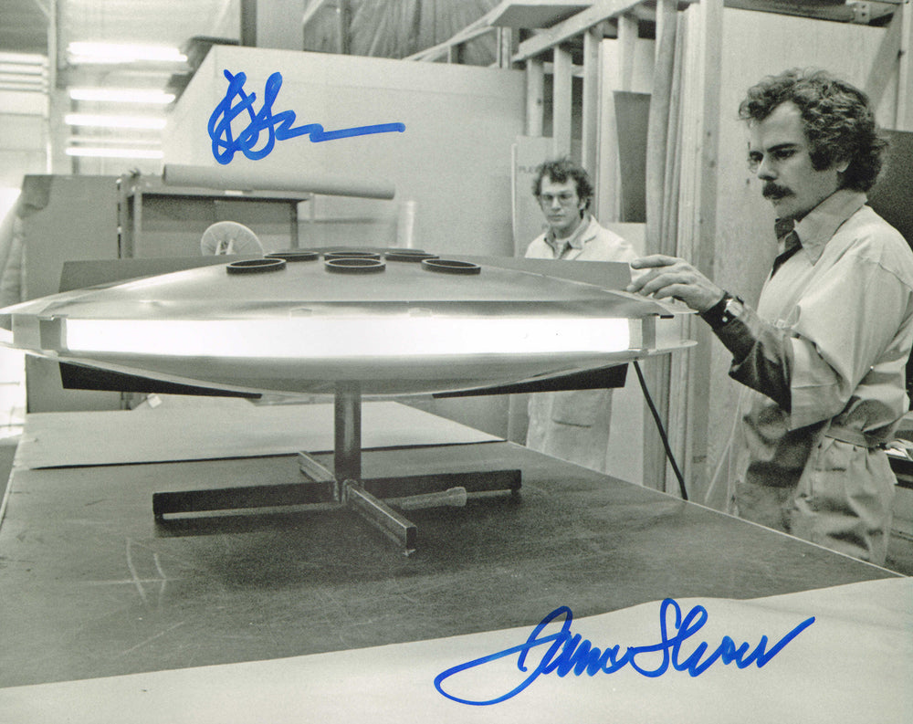 Jamie Shourt & William Shourt Behind the Scenes of Star Wars Signed 8x10 Photo