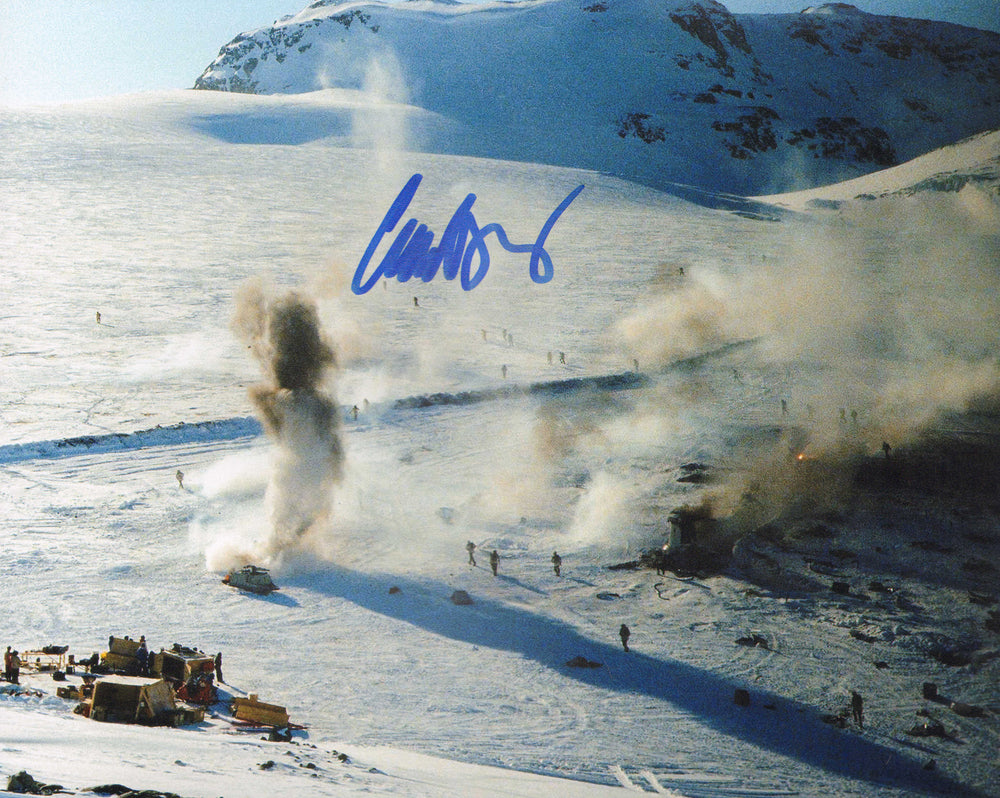 Carl Bang as Hoth Rebel Soldier on Battlefield in Star Wars: The Empire Strikes Back Signed 8x10 Photo