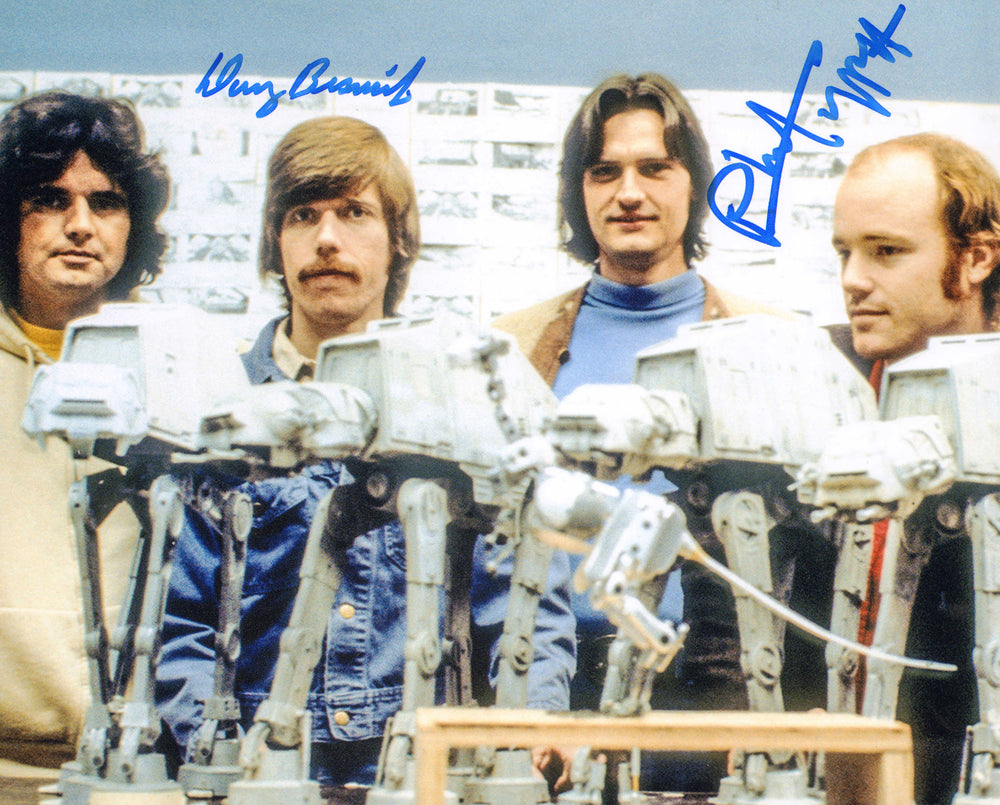 Phil Tippett & Doug Beswick AT-AT Model Stop Motion Visual Effects Artists Behind the Scenes of Star Wars: The Empire Strikes Back Signed 8x10 Photo