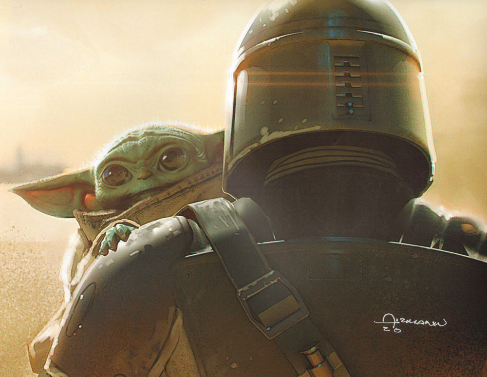 Christian Alzmann Concept Artist of Star Wars: The Mandalorian Signed 11x14 Photo