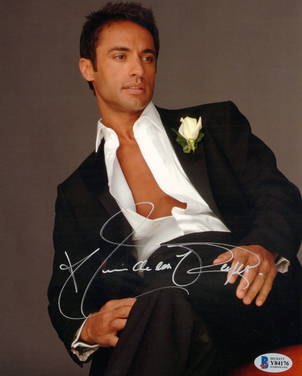 Kamar de los Reyes White Tiger (Hector Ayala) from Daredevil: Born Again, Call of Duty: Black Ops II, & All American Sexy (Beckett) Signed 8x10 Photo