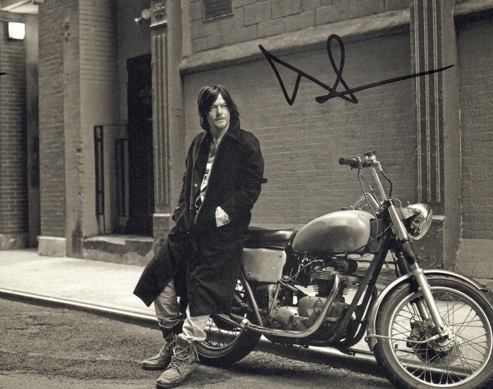 Norman Reedus as Daryl Dixon in The Walking Dead Signed 8x10 Photo