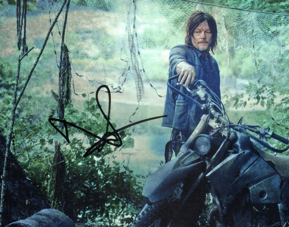 Norman Reedus as Daryl Dixon in The Walking Dead Signed 8x10 Photo