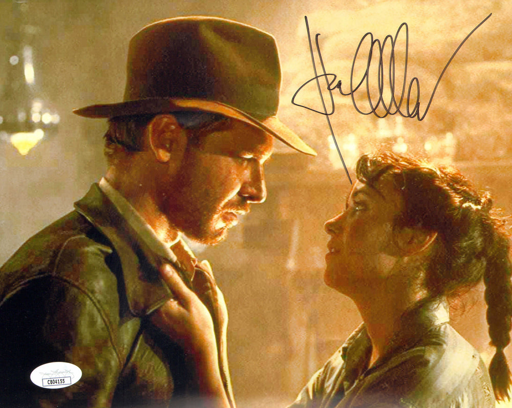 Karen Allen as Marion Ravenwood in Indiana Jones: Raiders of the Lost Ark (JSA) Signed 8x10 Photo