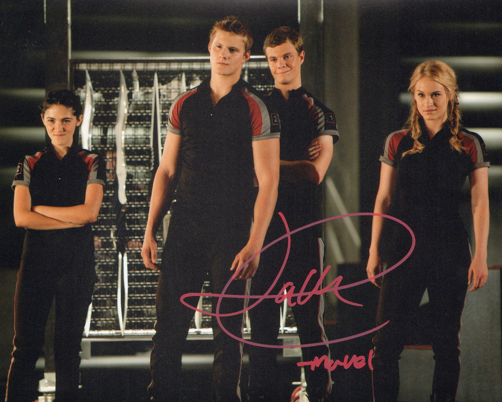 Jack Quaid as Marvel in The Hunger Games (Beckett) Signed 8x10 Photo with Character Name