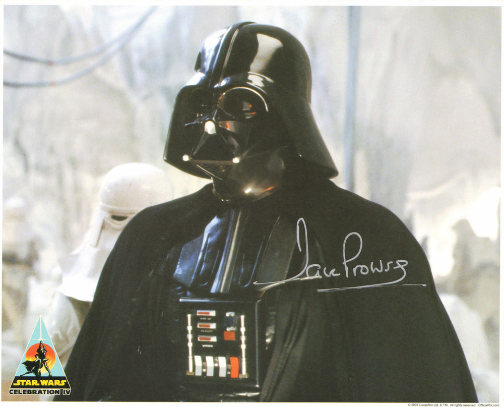 Dave Prowse as Darth Vader in Star Wars: The Empire Strikes Back (Official Pix Celebration IV) Signed 8x10 Photo