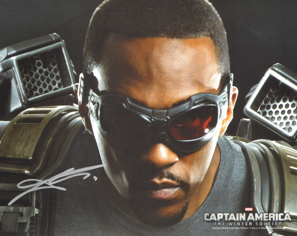 Anthony Mackie as Sam Wilson / Falcon in Captain America: The Winter Soldier Signed 8x10 Photo