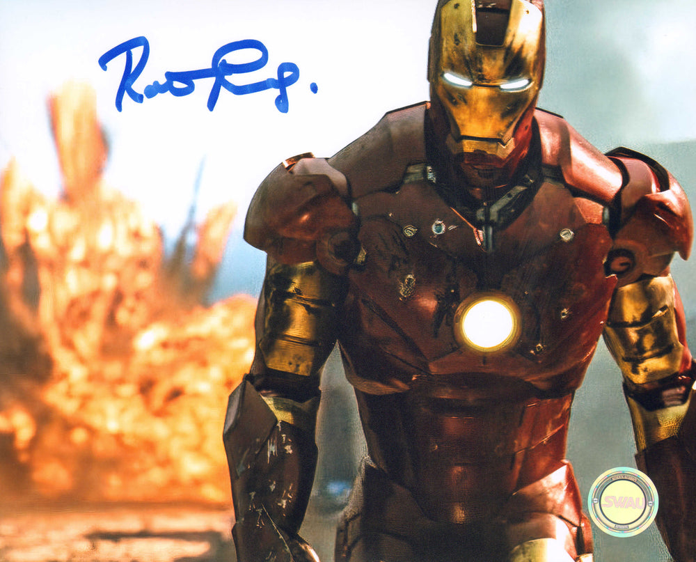 Robert Downey Jr. as Iron Man in Iron Man (SWAU) Signed 8x10 Photo